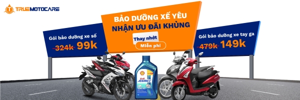 True Moto Care thực hiện chương trình khuyến mãi Bảo dưỡng xế yêu - Nhận ưu đãi khủng