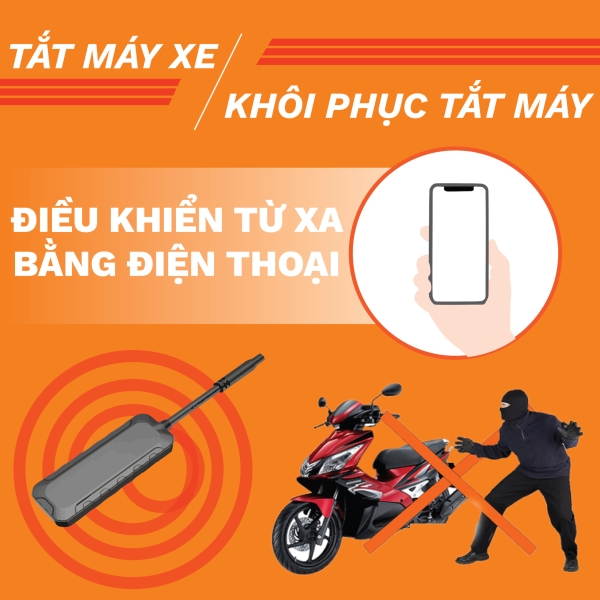 Có thể định vị từ xa vị trí của xe thông qua một chiếc điện thoại