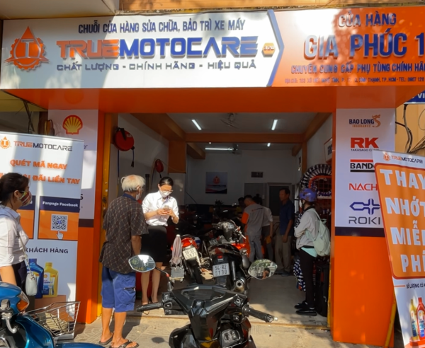 Khai trương cửa hàng True Moto Care Gia Phúc 1