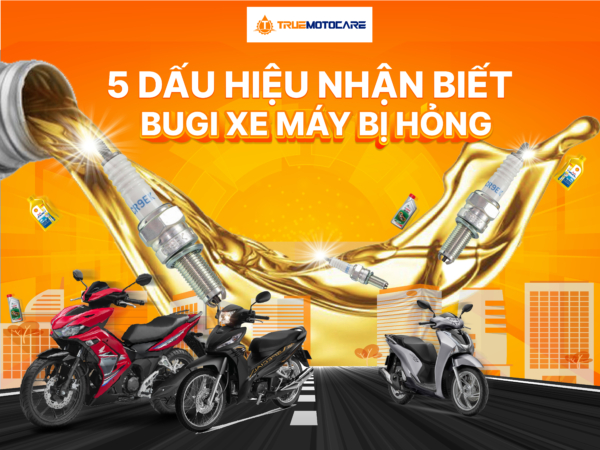 5 dấu hiệu nhận biết bugi xe máy bị hỏng