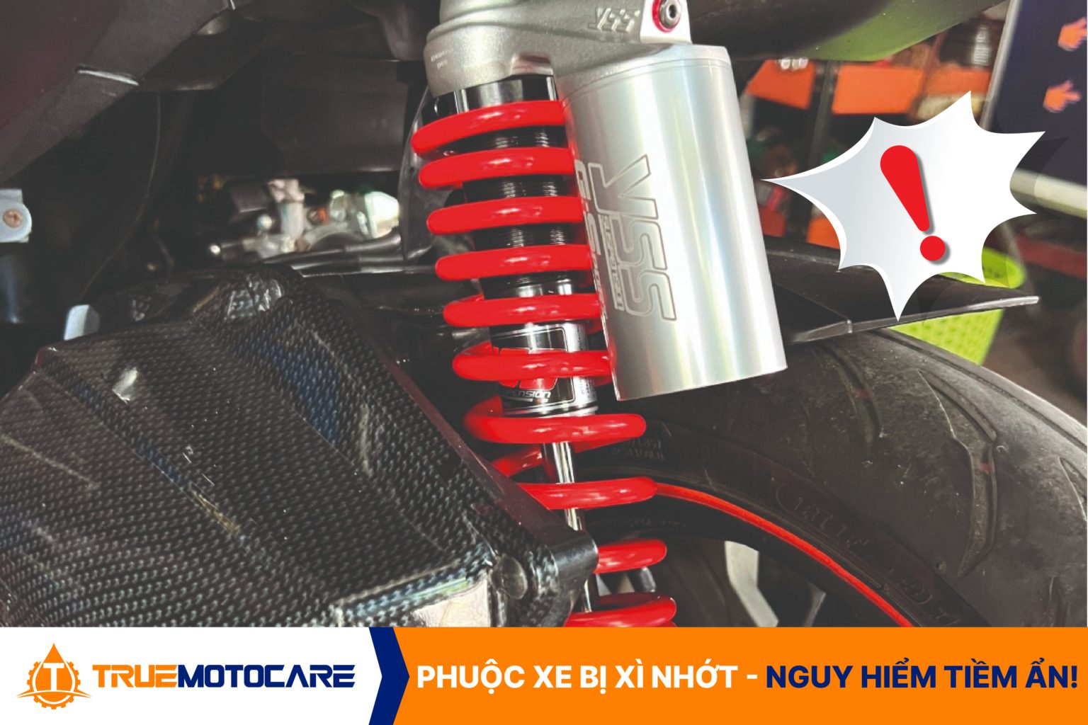 Phuộc xe bị xì nhớt là do đâu? Cách khắc phục như thế nào?