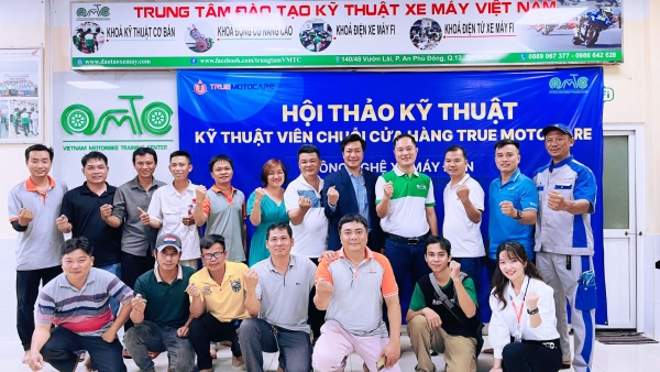 Hội thảo kỹ thuật dành cho kỹ thuật viên chuỗi True Moto Care lần 2