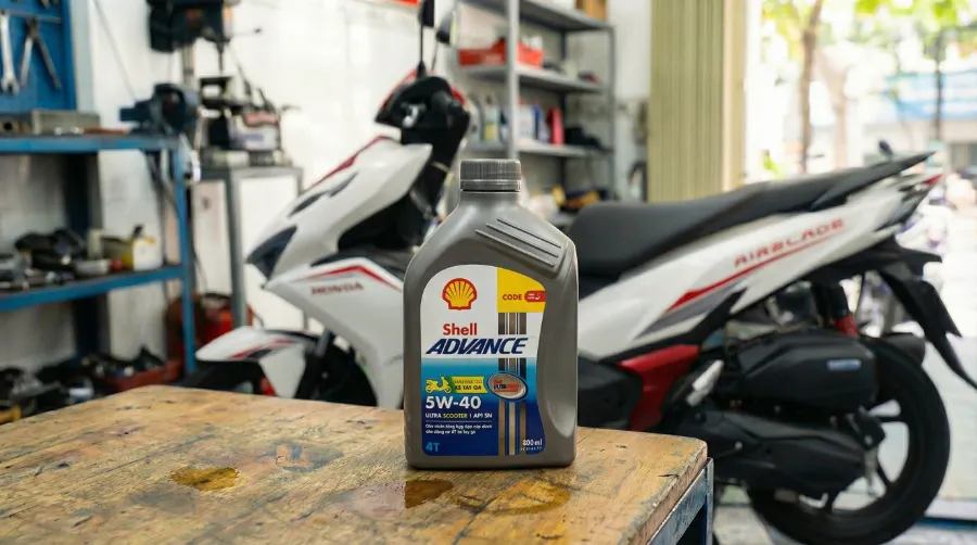 Shell 5W40 dầu nhớt tốt nhất cho xe tay ga AirBlade