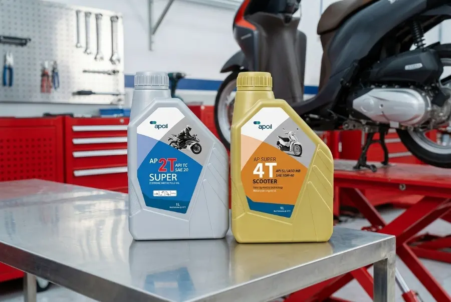 Thay nhớt AP Oil cho xe Vision
