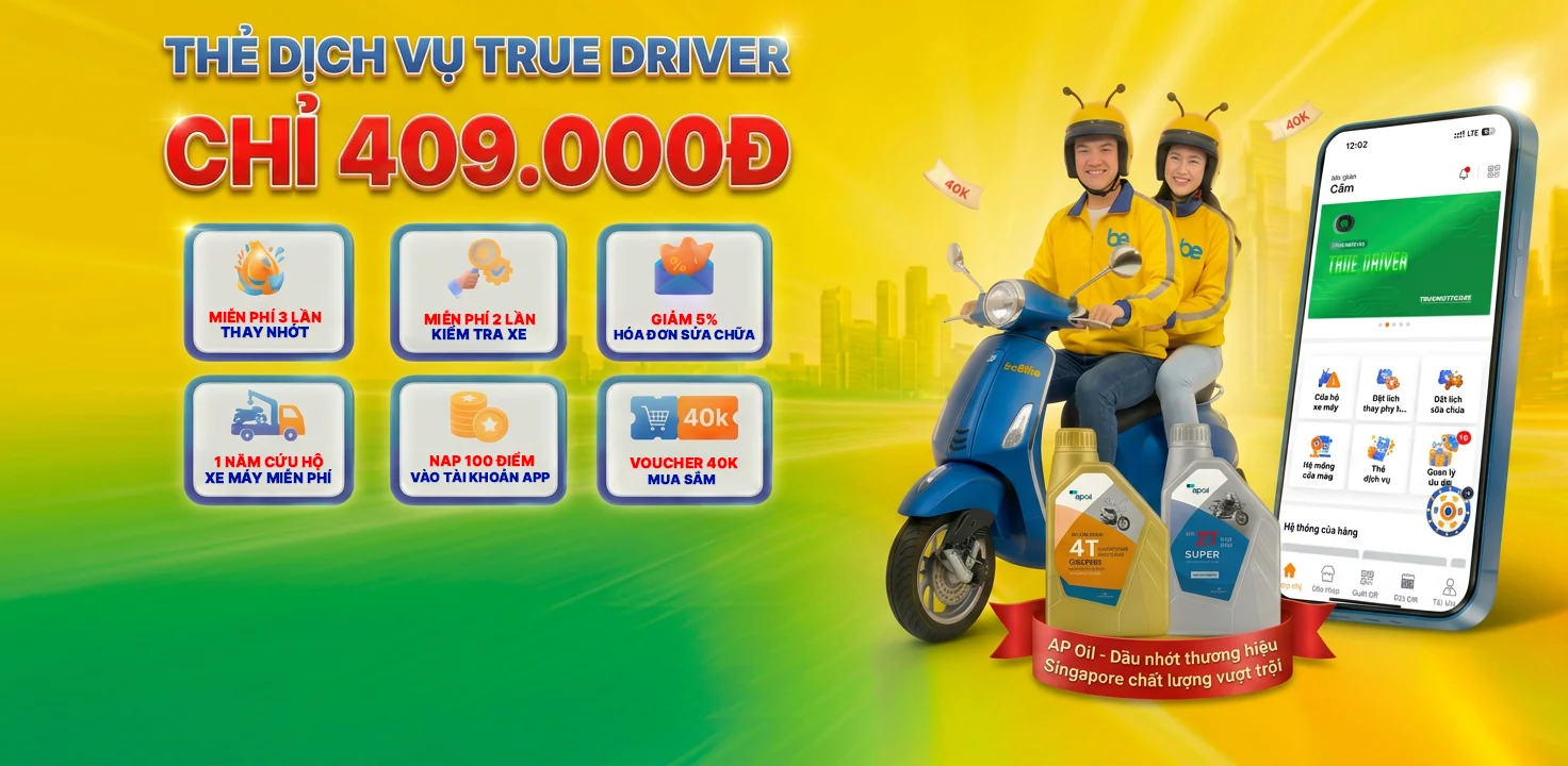 THẺ DỊCH VỤ TRUE MOTO CARE