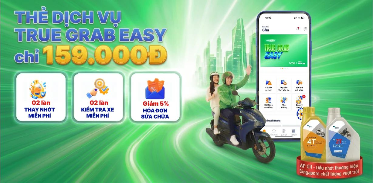 THẺ DỊCH VỤ TRUE MOTO CARE