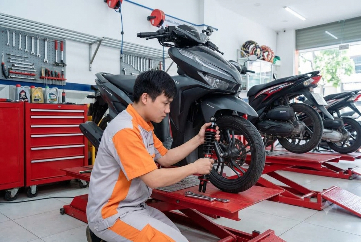 Cách xử lý phuộc bị xì dầu triệt để và tiết kiệm chi phí Cách xử lý phuộc bị xì dầu triệt để và tiết kiệm chi phí